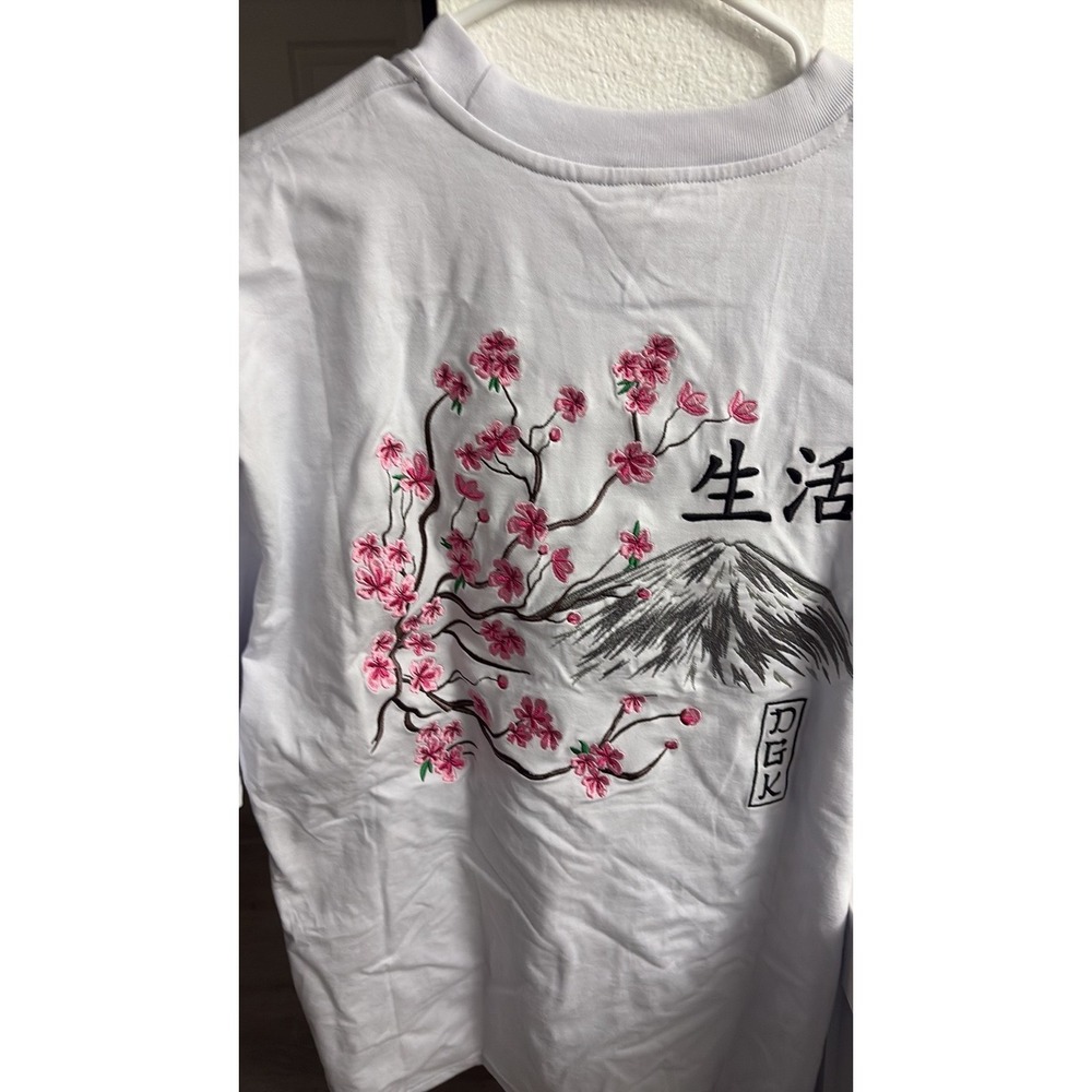 DGK Cherry Blossom Mount Fuji Embroidered Pocket T-Shirt